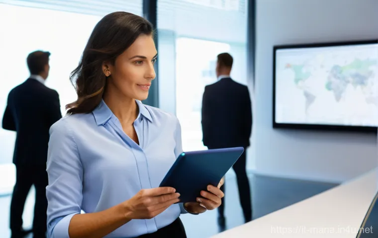 경영지도사 필기시험에서 자주 출제되는 문제 - **Prompt:** A modern, sophisticated Italian female consultant in her late 30s, professionally dresse...