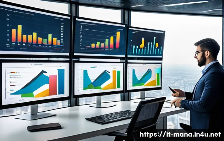 경영지도사와 회계 및 재무 분석 - A modern Italian office environment showing a diverse team of professionals analyzing business data ...