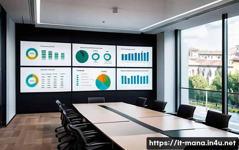 경영지도사와 리더십 개발 프로그램 - A modern corporate meeting room in Milan, filled with a diverse team of professionals actively engag...