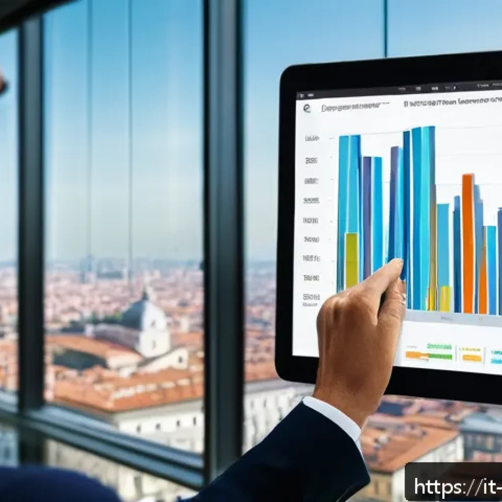 경영지도사 연봉 협상 전략 - A professional Italian business consultant in a modern Milan office, dressed in smart business attir...
